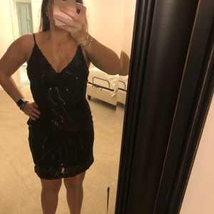 Beautiful black sequin dress from NanaMacs Boutique